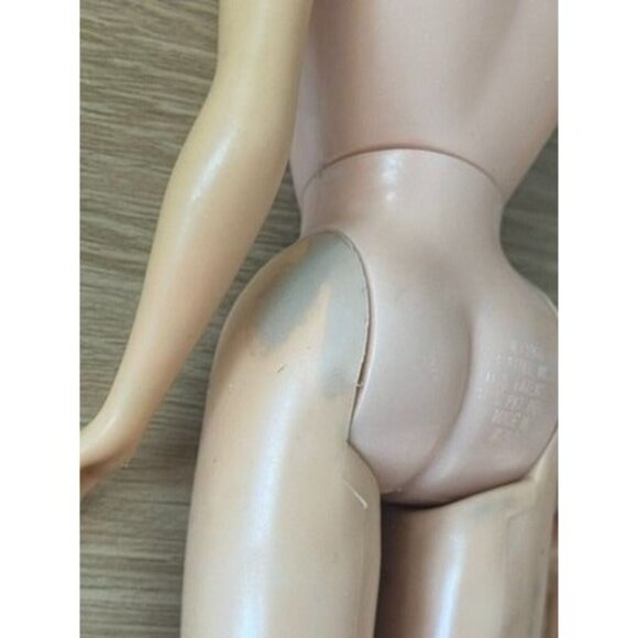 VTG Twist N Turn Bon Bon Brunette Hair 1966 Japan #15 Body Barbie Rooted Lashes - Picture 11 of 15